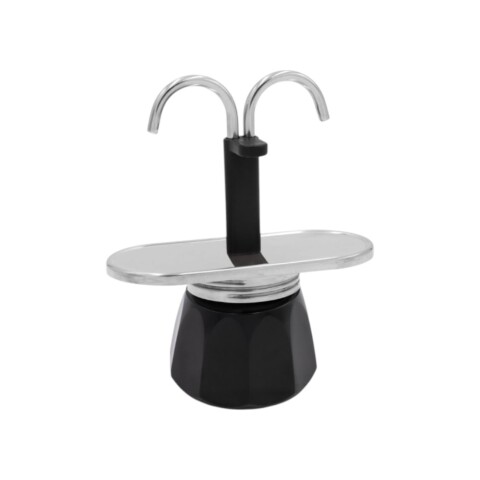 CAFETERA GAT FONTANELLA 2P DOUBLE INOX BLACK Unica