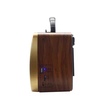 Radio Mk075Bt Mediana Luces Led Batería Recargable Ub 001