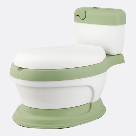 Pelela Inodoro Infantil Con Tapa Resistente Calidad Colores Grande Verde Pastel