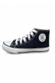 BOTA DEPORTIVA MEDIO BASKET LONA NIÑO Azul-marino