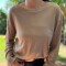 Comfortable T-shirt Beige