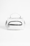 Cartera bandolera con correa letras blanco