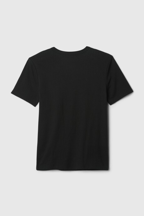 Remera Logo Gap Niño True Black