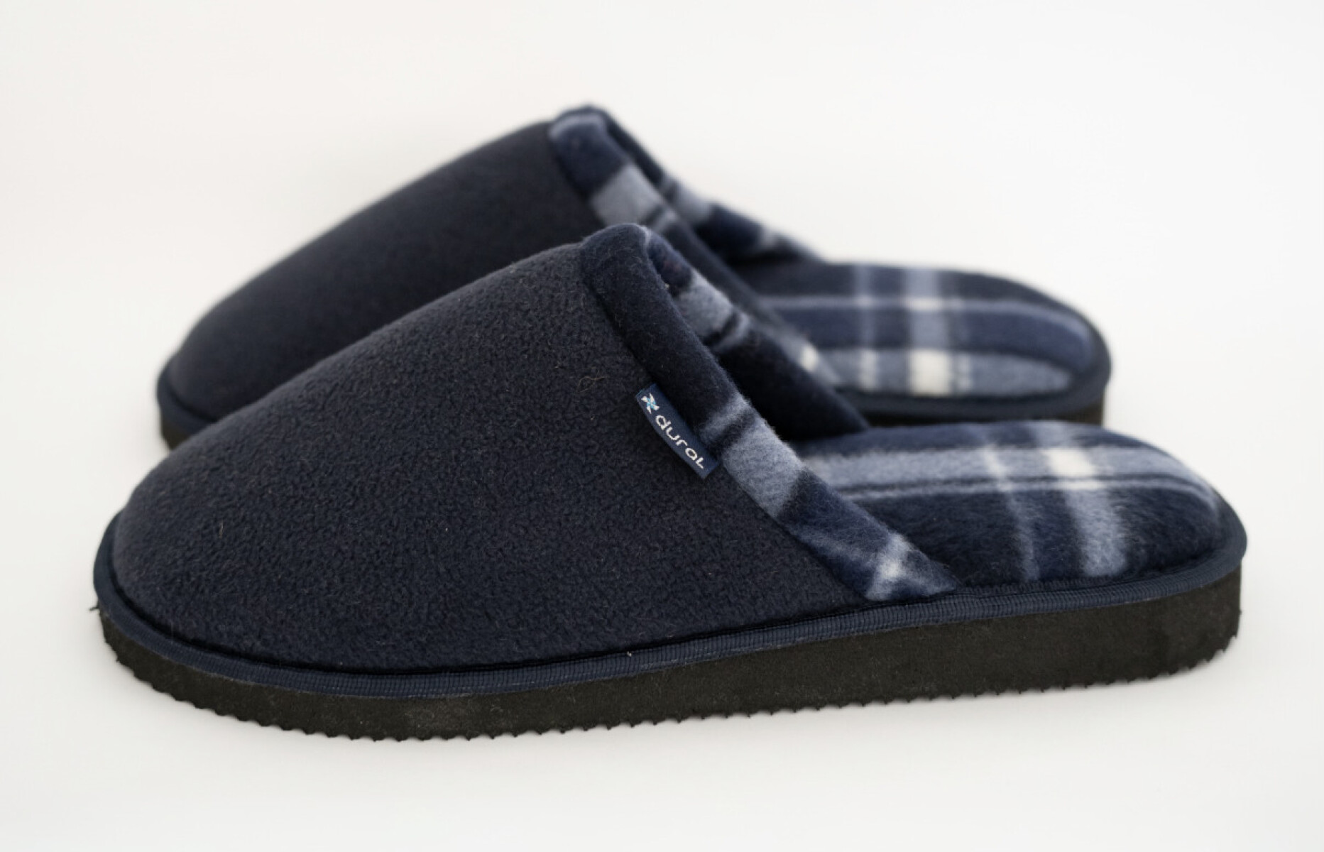 Pantufla Classic azul cuadrille 