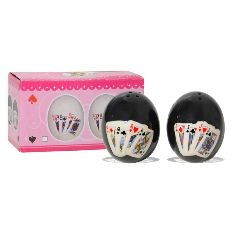 SALERO Y PIMENTERO HUEVO CARTA POKER XCH047 SALERO Y PIMENTERO HUEVO CARTA POKER XCH047