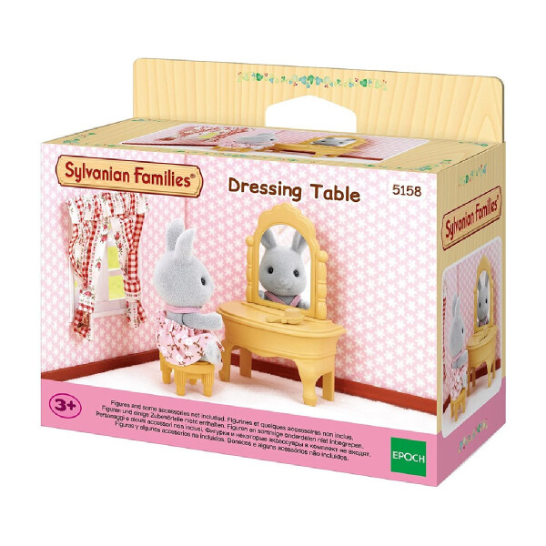 Sylvanian Families Set Tocador Silla Cepillo Juguete Niños Sylvanian Families Set Tocador Silla Cepillo Juguete Niños