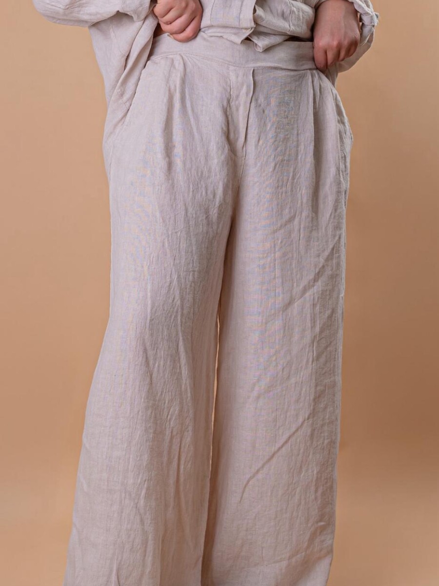 Palazo 100% lino Beige
