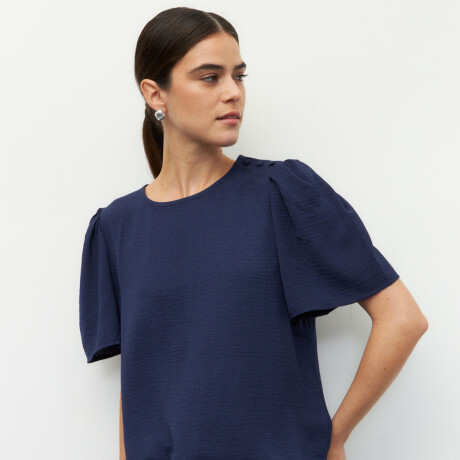 TOP FERRADURA Azul Marino