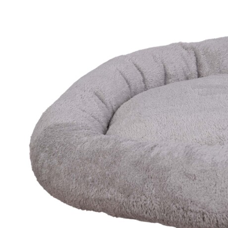 CAMA MASCOTAS CIRCULAR ALGODON GRIS POOM