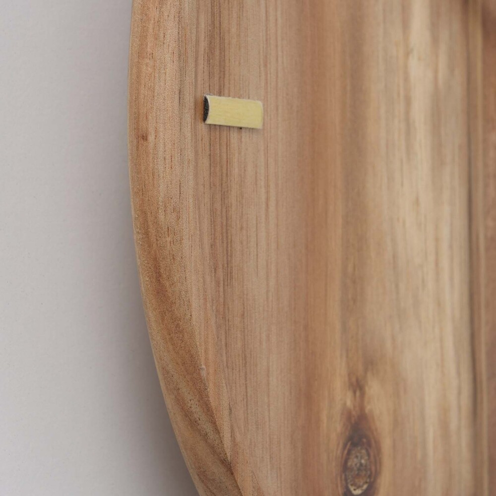 RELOJ DE PARED 2034241 MADERA-ACACIA NATURAL-BEIGE NATURAL