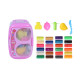 Plasticina 24 colores heladera rosa