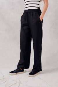 Pantalón Lino Negro