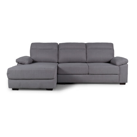 Rinconera Owen - Tela Microfibra - Chaise izquierdo 12091 (Gris)