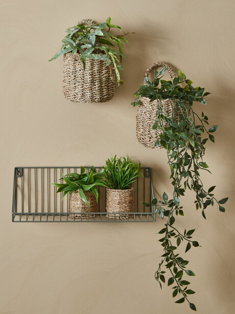 Planta artificial OLIVER maceta colgar Planta artificial OLIVER maceta colgar