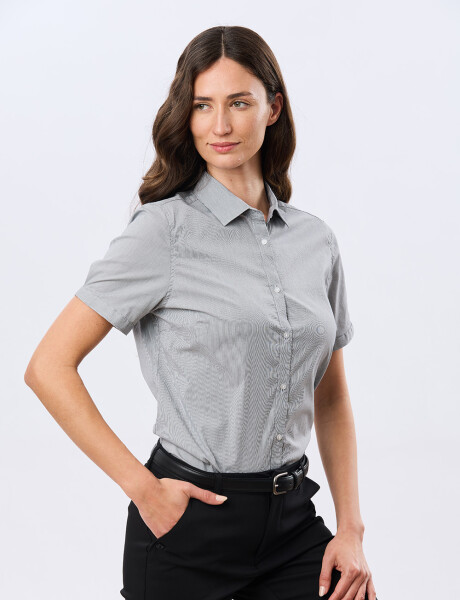 CAMISA RAYADA Negro