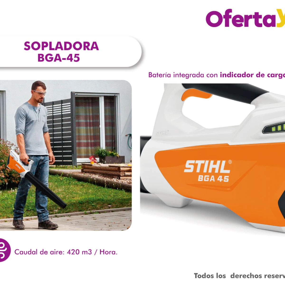 Soplador Stihl Batería Inalámbrica Potente Casa Y Jardín Soplador Stihl Batería Inalámbrica Potente Casa Y Jardín