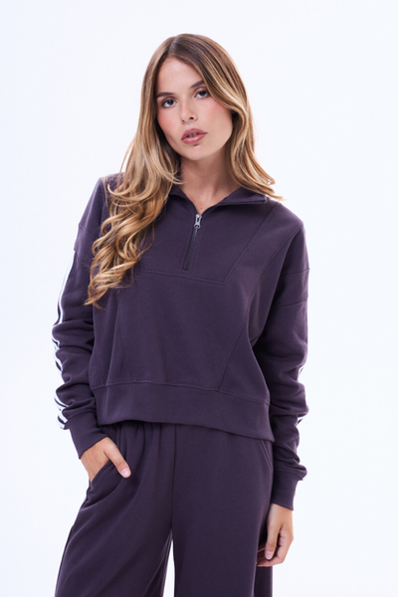 Buzo de felpa Mijas Violeta