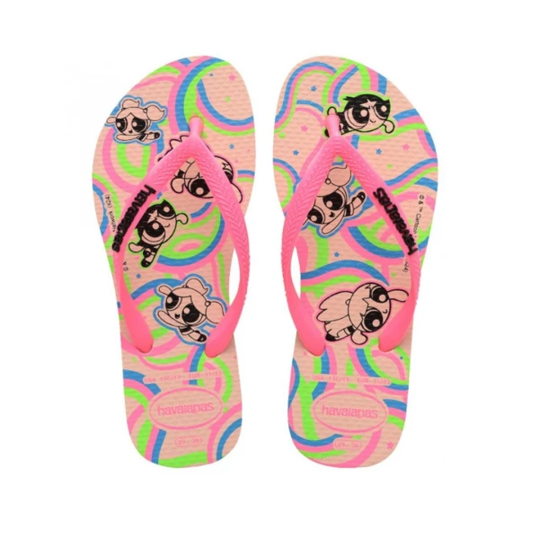 KIDS SLIM POWERPUFF - HAVAIANAS ROSA/MULTICOLOR