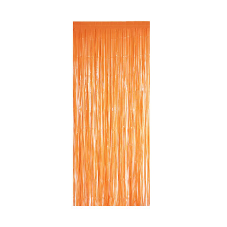 Cortina Macarrón Naranja 2 metros Sc