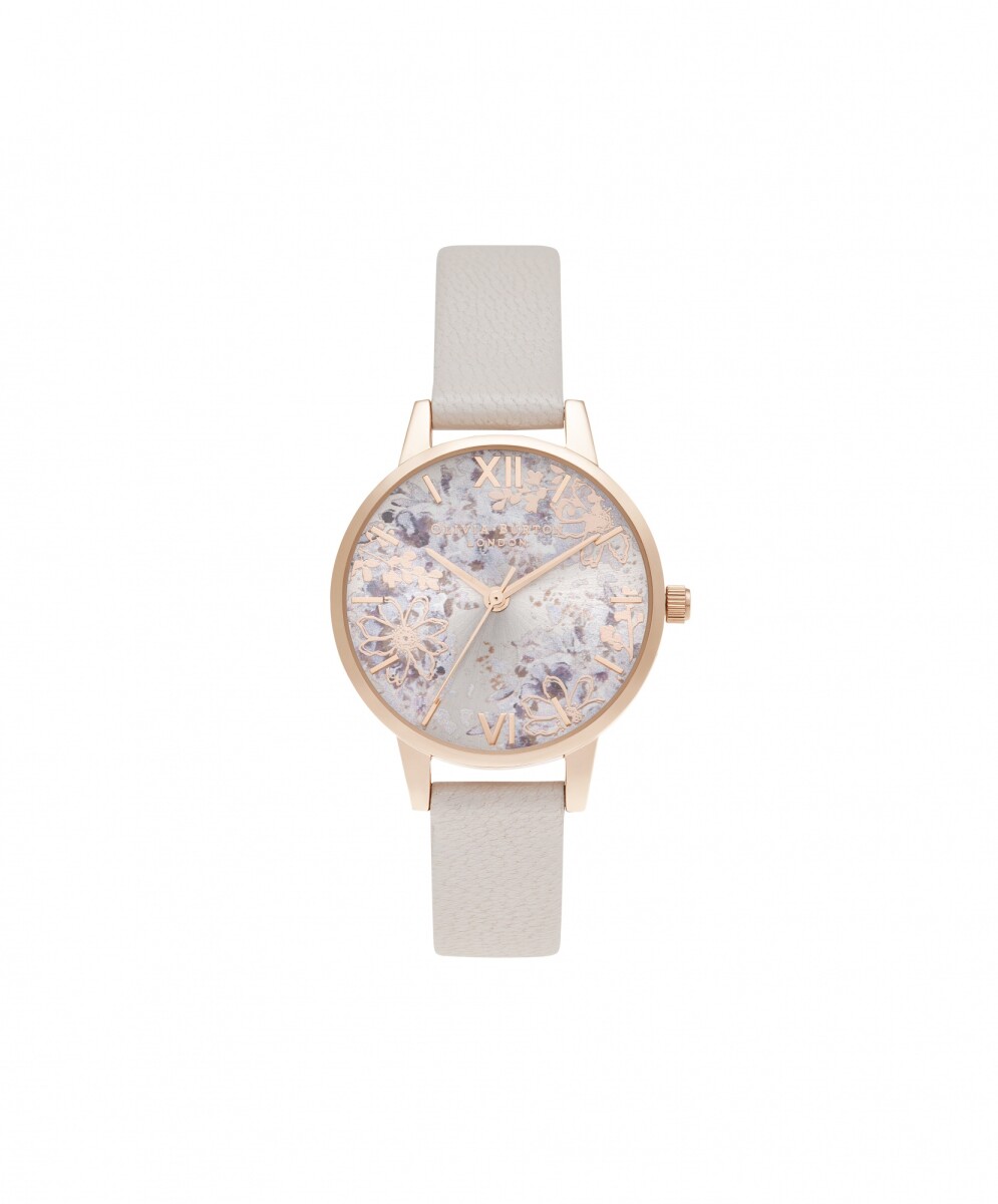 Reloj Olivia Burton Fashion Cuero Vegano Nude 
