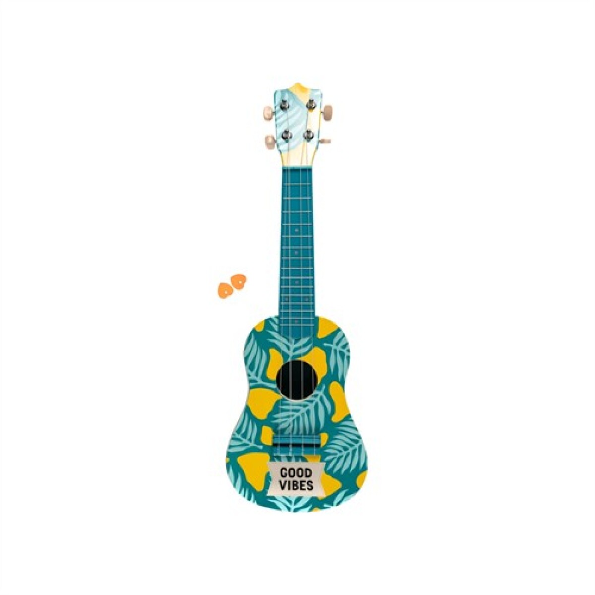 Ukelele instrumento musical - Amarillo 