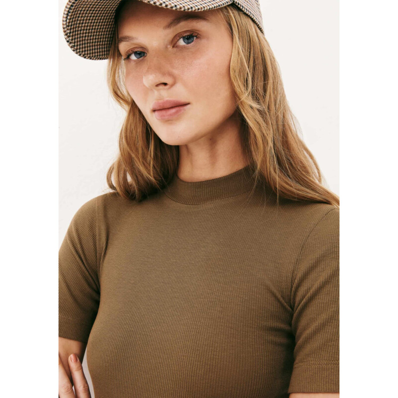 BLUSA MM FEM MARROM MEDIO