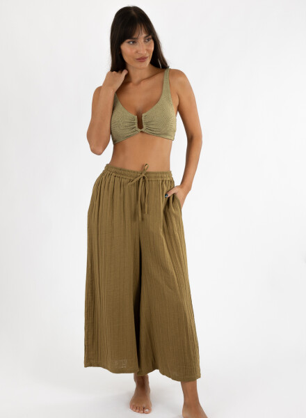 Pantalón tulum Olivar