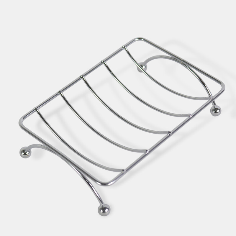 JABONERA METAL PLATA 12.4X8.5CM Unica