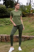 Remera de Microfibra. Verde