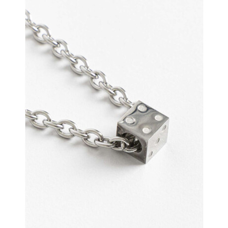 Collar De Acero Men´s Collection Plateado