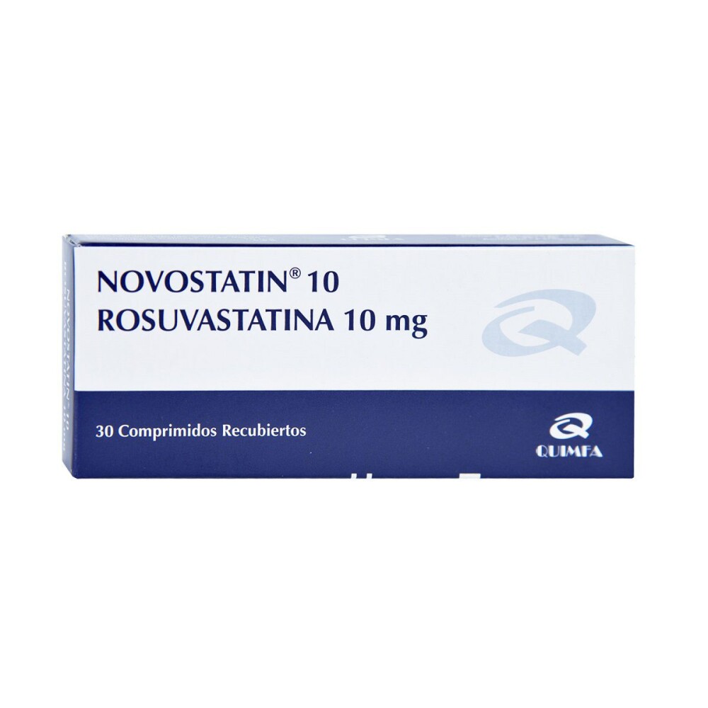 NOVOSTATIN 10 MG. CJ X 30 COMP. única