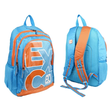 MOCHILA ESCOLAR FLUO EXCELITES 3 CIERRES 46X33X21CM 25240 Q24 MOCHILA ESCOLAR FLUO EXCELITES 3 CIERRES 46X33X21CM 25240 Q24