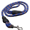 Correa Para Perro Largo Total 1.3 mts Refractaria AZUL