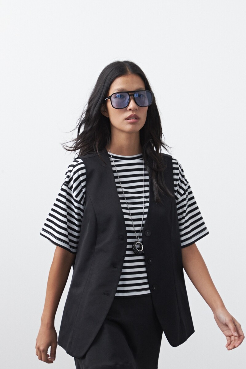 CHALECO DELPHINE Negro