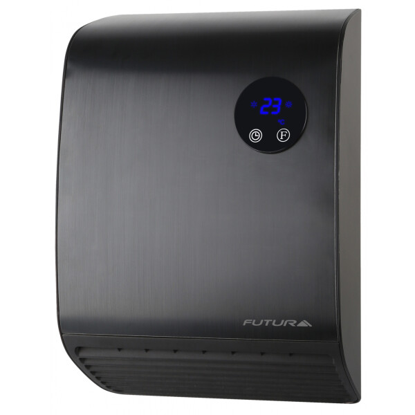 CALEFACTOR DE PARED PARA BAÑO FUTURA NEGRO CP200 CALEFACTOR DE PARED PARA BAÑO FUTURA NEGRO CP200