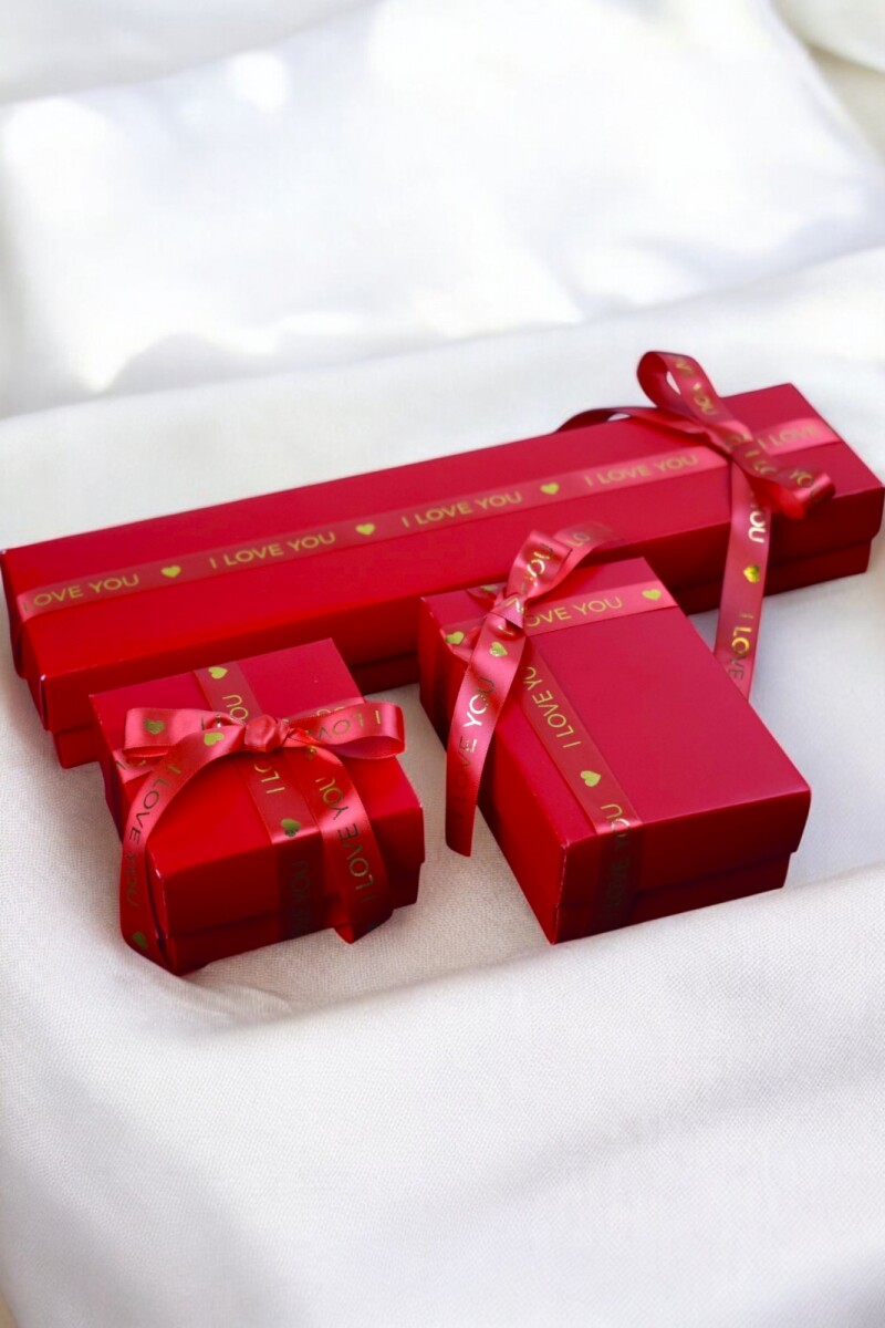 Cinta 2 cm. x 10 mts - I love you - ROJO 