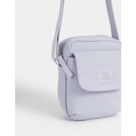 Bandolera Deportiva Con Tag Violeta Lila