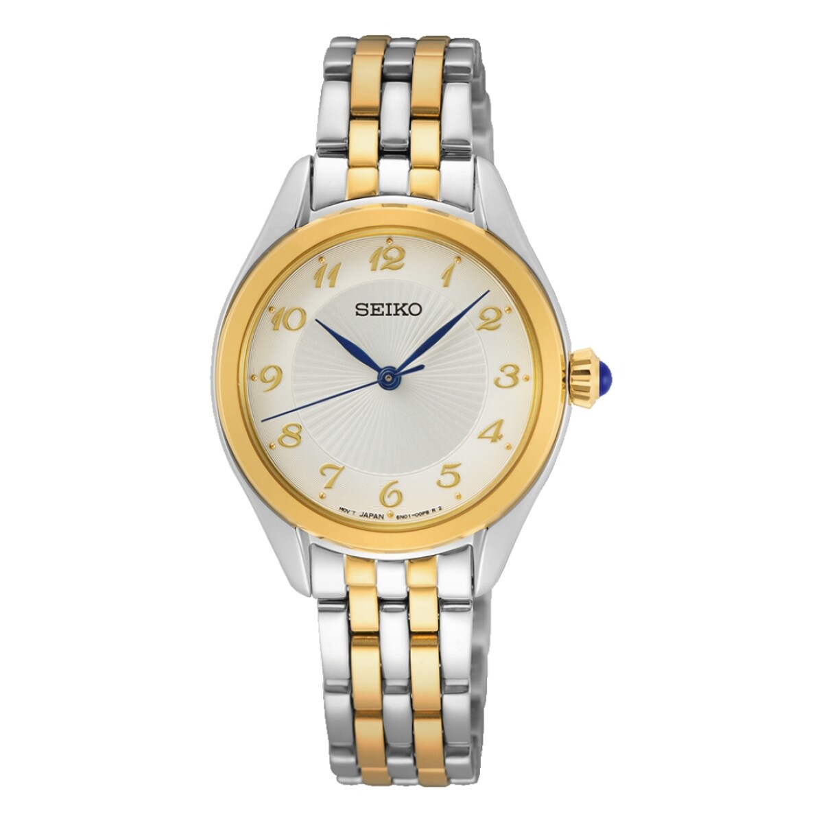 Reloj Seiko SUR380P1 para mujer con correa de acero combinada - Dorado 