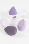 Set de esponjas faciales make up lila