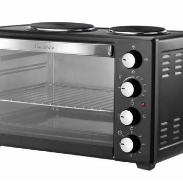 HORNO ELÉCTRICO 35 LTS CON 2 DISCOS NEGRO