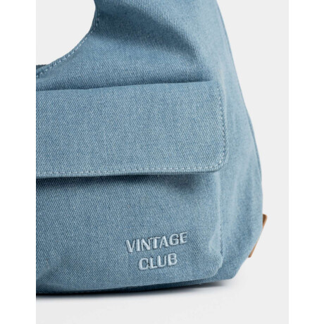 Estampado Flores Azul Celeste