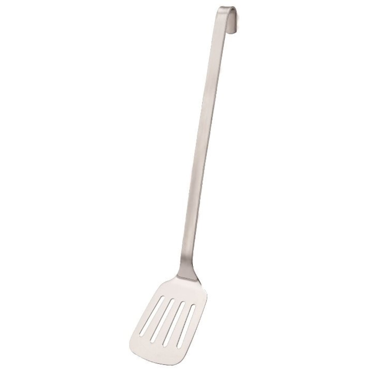ESPATULA RANURADA ACERO INOXIDABLE MANGO EXTRA LARGO DE 43 CM SUNNEX 