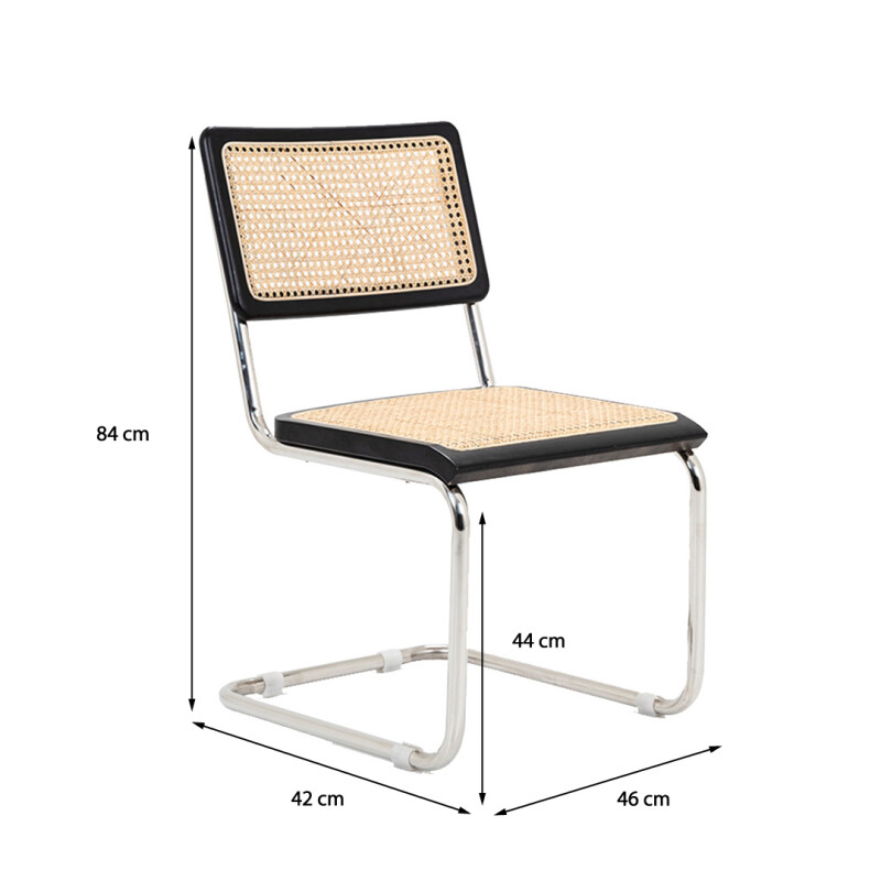 Silla Breuer Negra