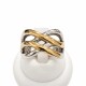 Anillo entrelazado combinado Anillo entrelazado combinado
