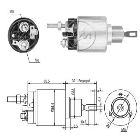 AUTOMATICO DE ARRANQUE VOLKSWAGEN VW TRANSPORTE BOSCH 1-6-1-7D ZM AUTOMATICO DE ARRANQUE VOLKSWAGEN VW TRANSPORTE BOSCH 1-6-1-7D ZM