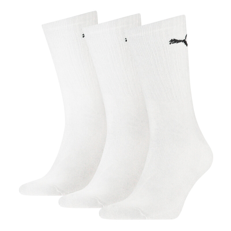 Medias Puma Sport 3-Pack Unisex Blanco