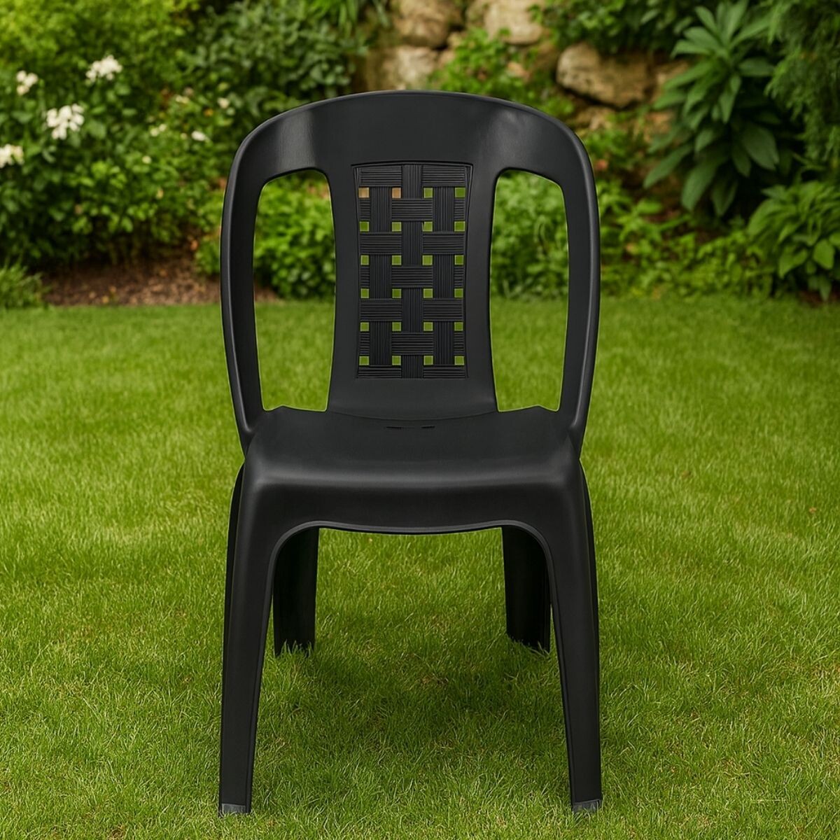 Silla Bistró sin apoya brazos - NEGRO 