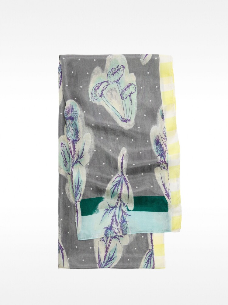 Pañuelo Estampado 100% Seda multicolor