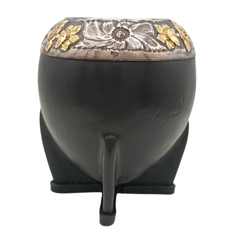 Mate torpedo linea Bresciani - Plata y oro - MTTO38 Negrouniforme