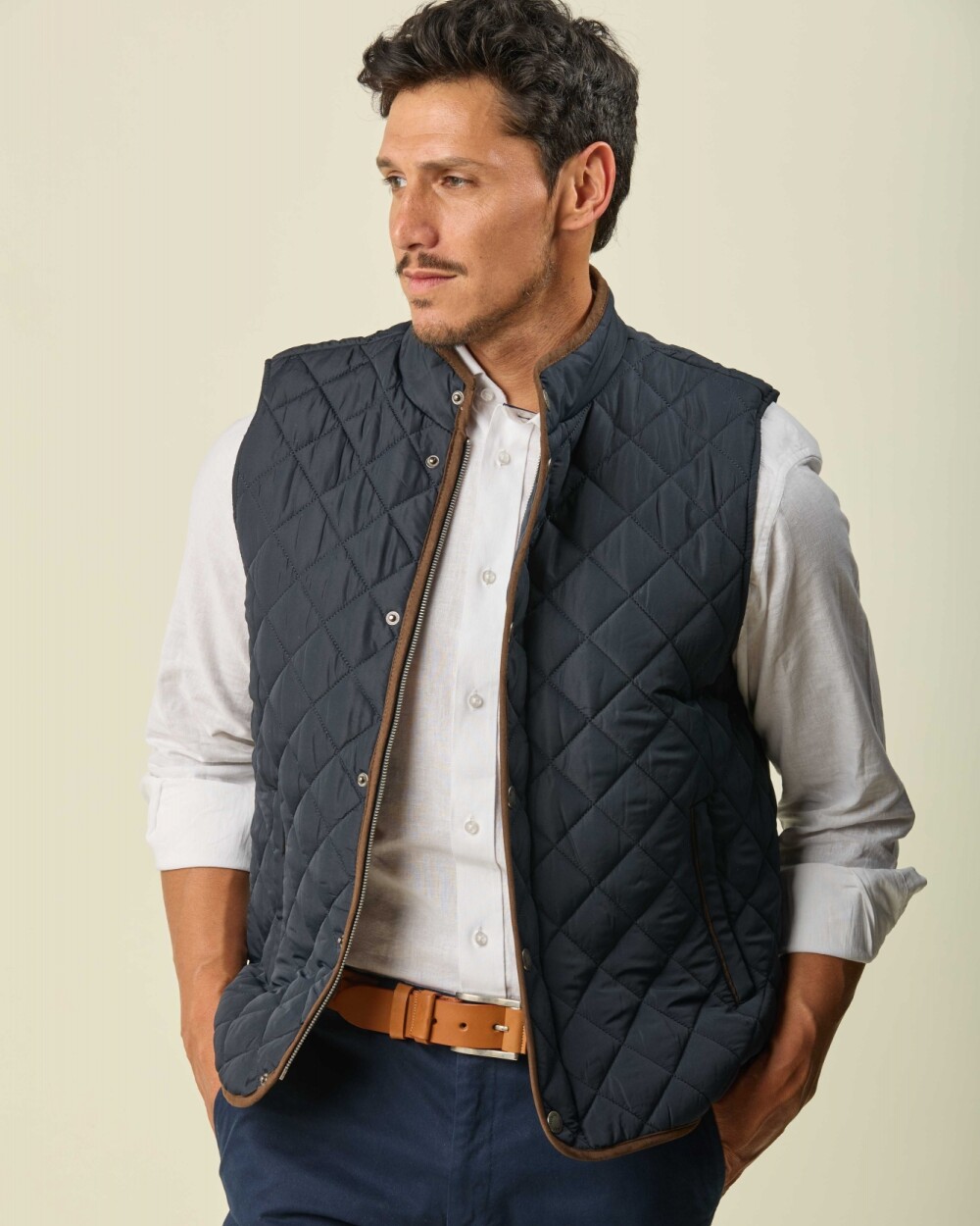 Chaleco Capitoneado Azul